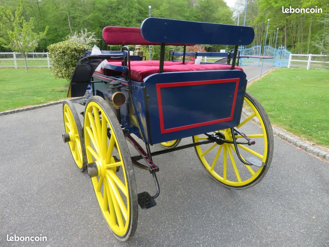 Très belle calèche ou carriole ou tonneau 4 roues achetée à Cheverny (image 5)