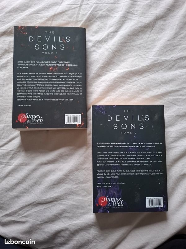 Lot de livres brochés "The Devil's Sons" Tomes 1 & 2 (image 3)