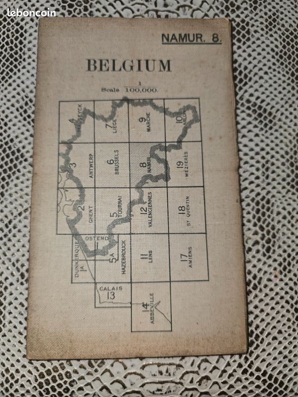 Livre Militaire 1915 - France & Belgique - Édition Originale Avec Cartes Complètes