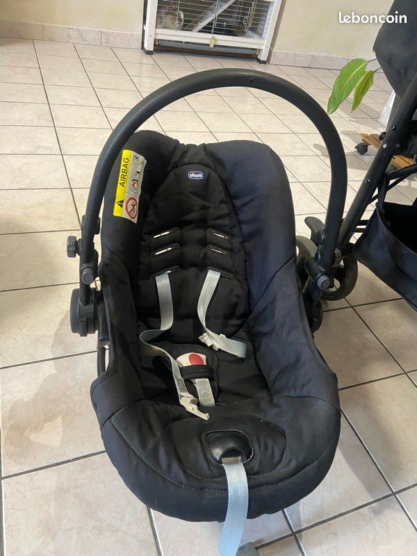Poussette Trio Chicco Sprint Black 3 en 1 (image 9)