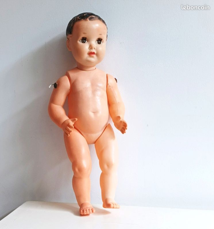 ANCIEN BAIGNEUR CONVERT celluloïd 60 cm pour pièces détachées doll🌺 EUR 10,00 - FR