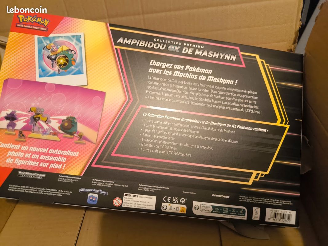 CARTE POKÉMON AMPIBIDOU Ex Full Art 237/193 - Évolutions à Paldea - FR EUR 3,50 - FR