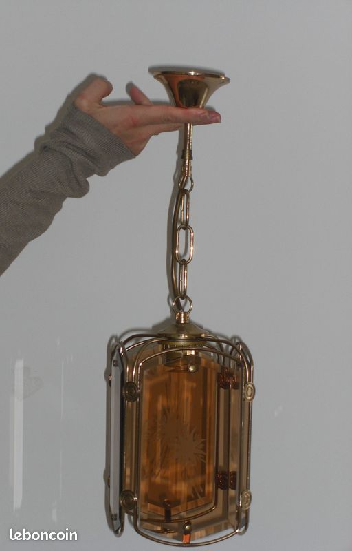 Lustre en verre (image 1)