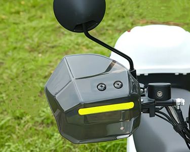 Protège-mains Ufo Alu Moto Cross Pour Guidons Avec Barre Transversale Jaune P4496