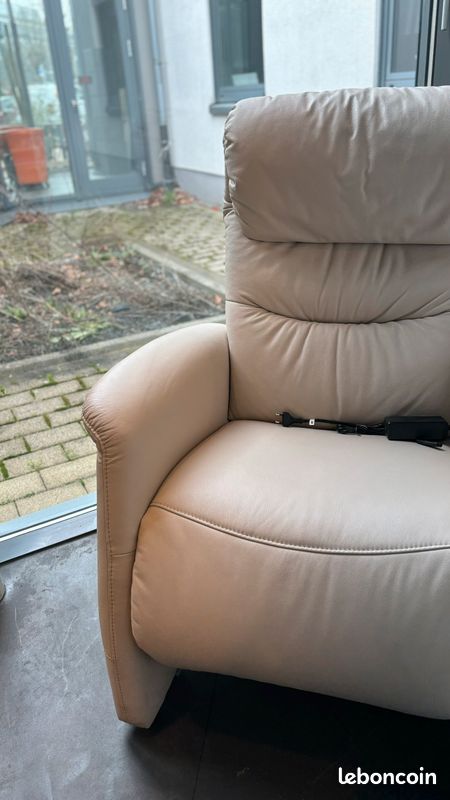 Fauteuil relax électrique cuir QUATUOR/QUARTETT 9721 HIMOLLA (image 6)