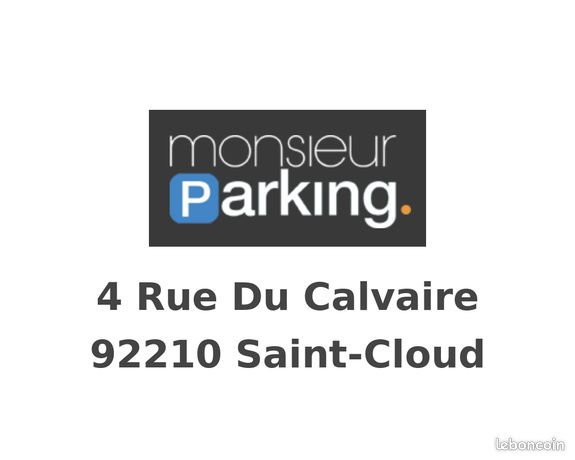 Parking/box Saint-Cloud