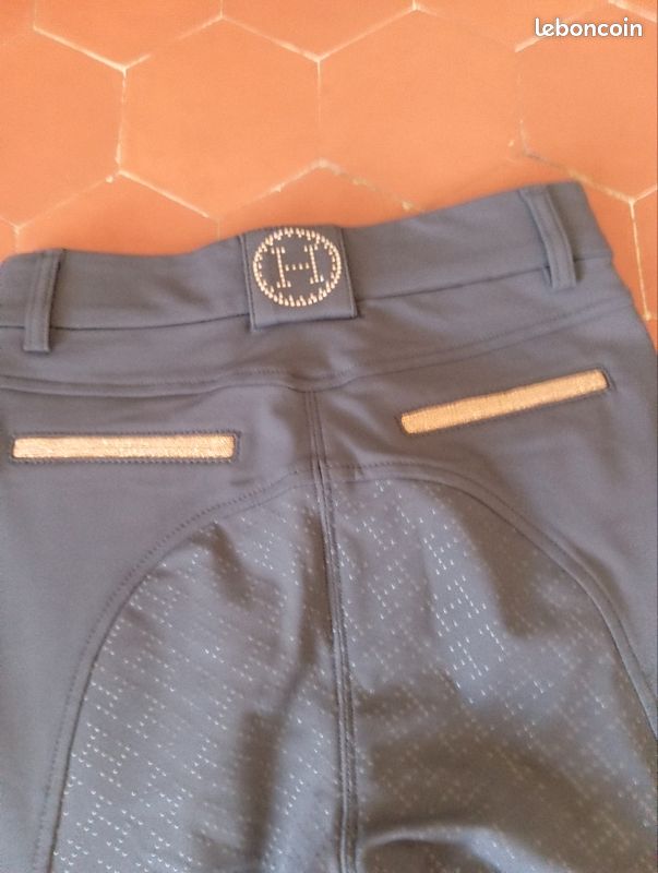 Pantalon D'équitation Hooks Country Riding Wear Taille XL (48) - Neuf Avec étiquette, Noir