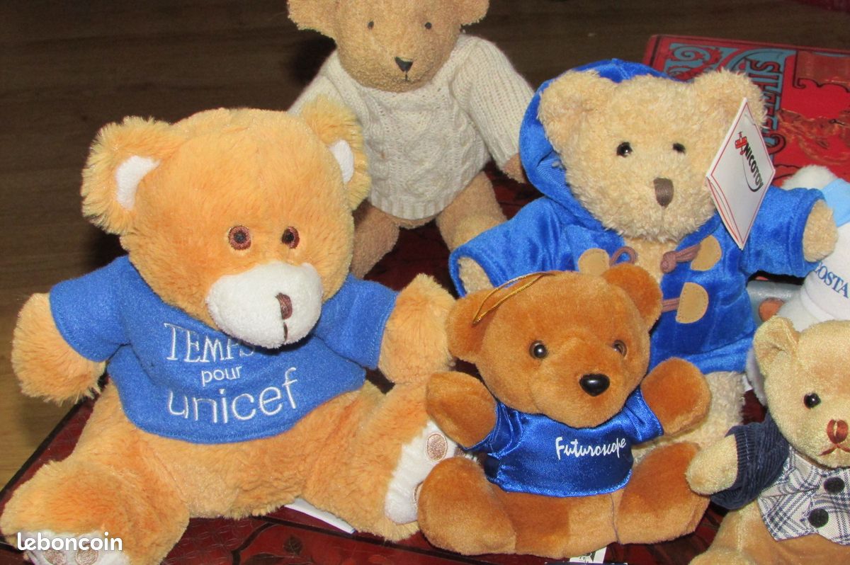 Ours en peluche, habillés, petits prix (image 2)