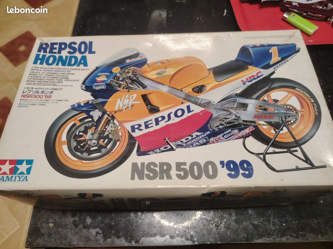 Maquette moto 500 NSR 99 tamiya (image 1)