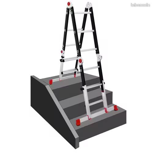 Déstockage Echelle pliante télescopique avec plate-forme SPIDER HELDER PRO (image 4)