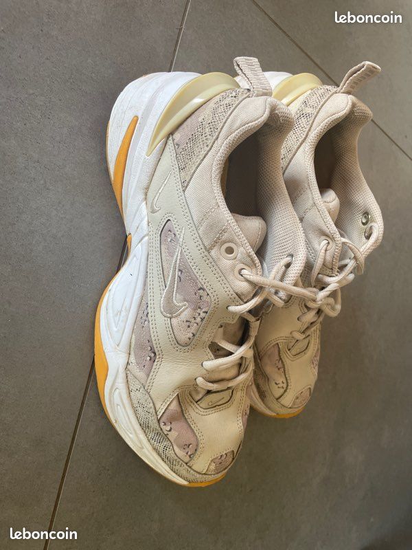 Nike M2K Tekno Light Orewood Marron Blanc Laser Orange Moon