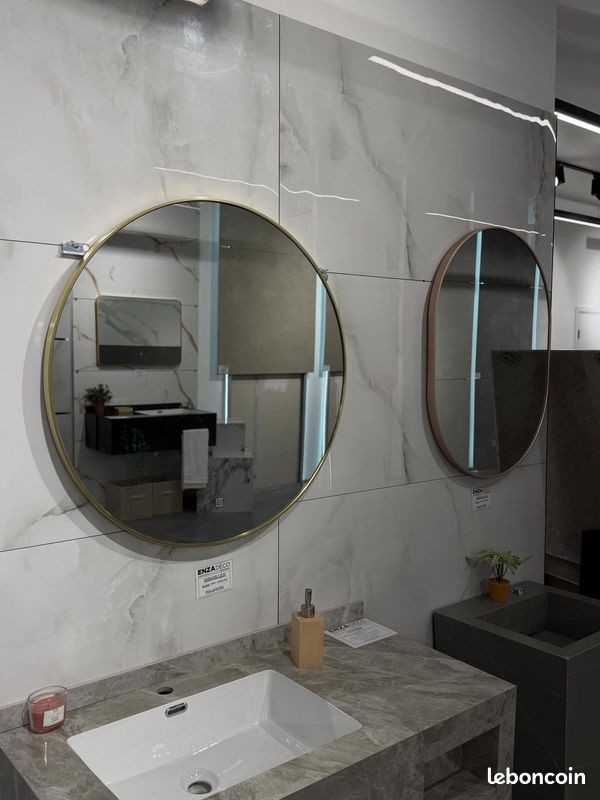 📦 DESTOCKAGE Miroir Salle De Bain LED Contemporain (image 4)
