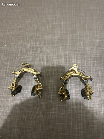 Étrier Central Tirette Freins Mafac 2000 Gold Edition - Occasion, Fonctionnel, Fabriqué En France
