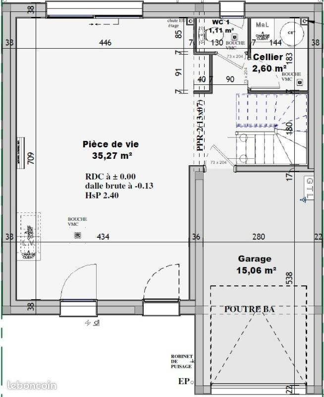 Maison 3 pièces 87 m² · à Douvres-la-Délivrande · 87 m² · 242 000 €