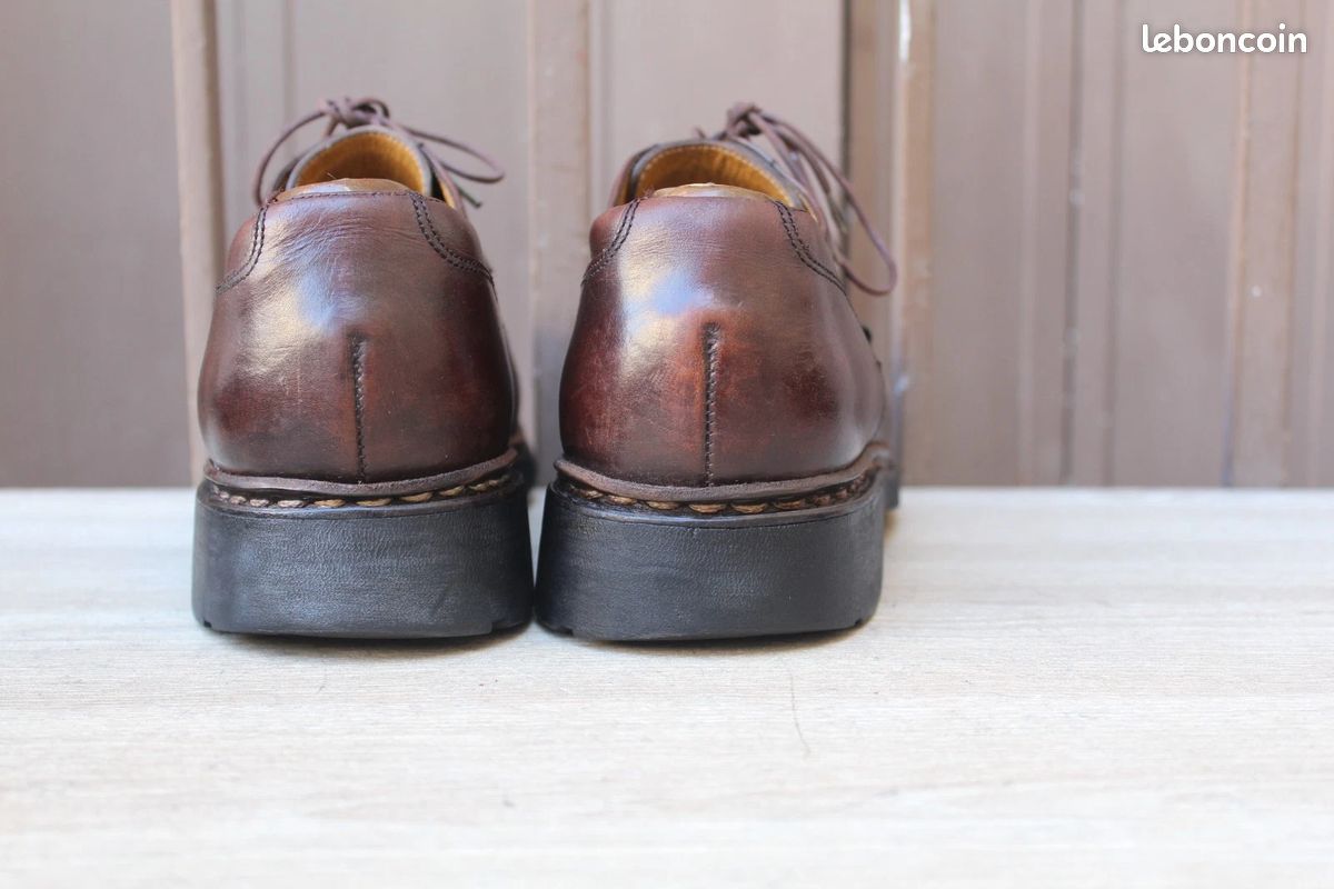 Chaussures Paraboot Chambord Derbies En Daim Marron - Pointure 43.5/9.5 UK - Très Bon État