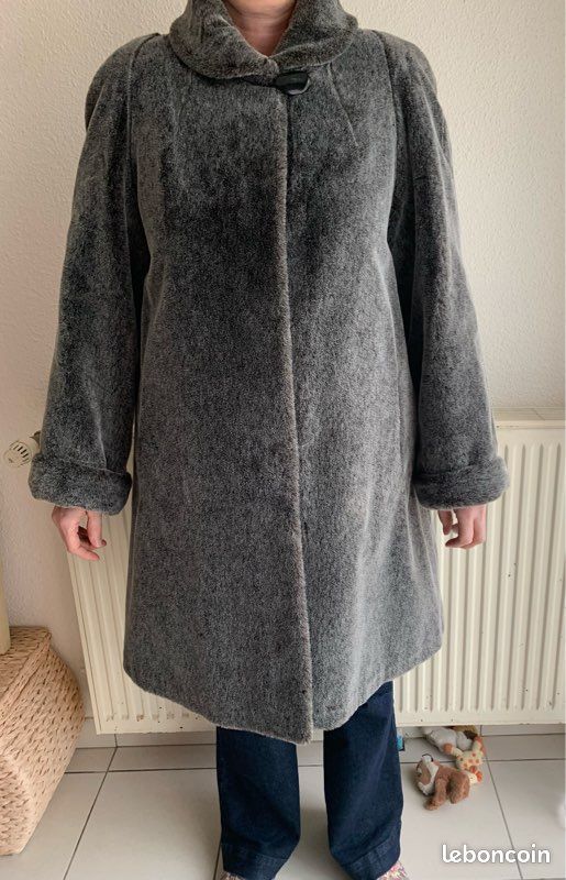 Manteau long Fourrure synthétique (image 6)