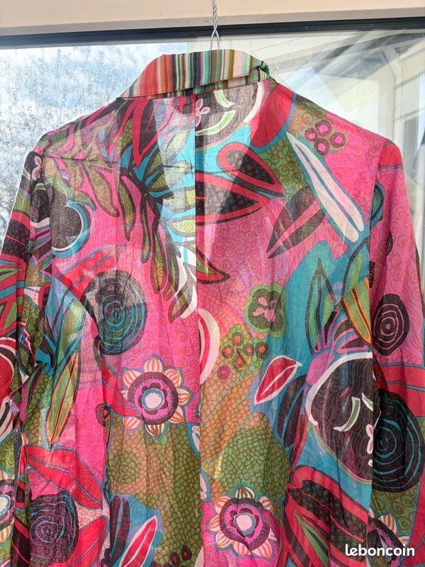 Robe chemisier ou sur chemise Paul Brial taille 38 (image 6)