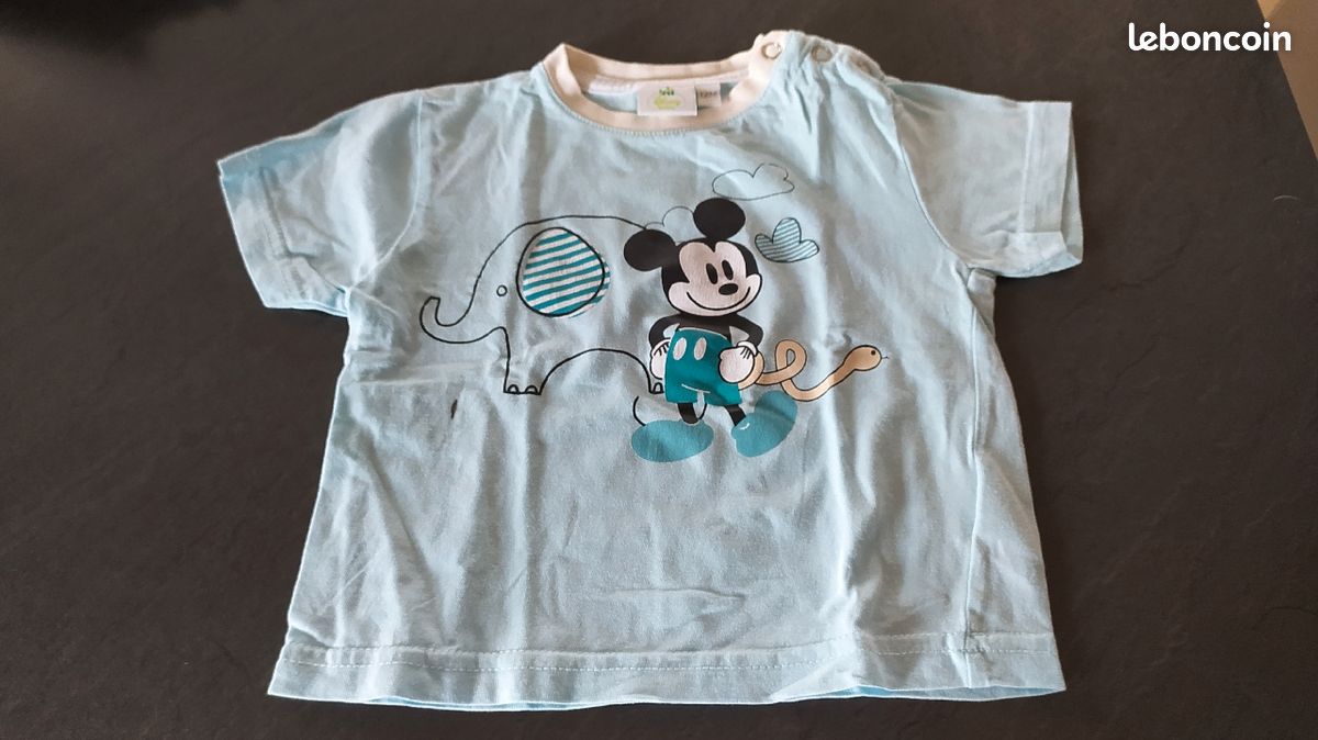 T-shirt Mickey 12 mois (image 1)