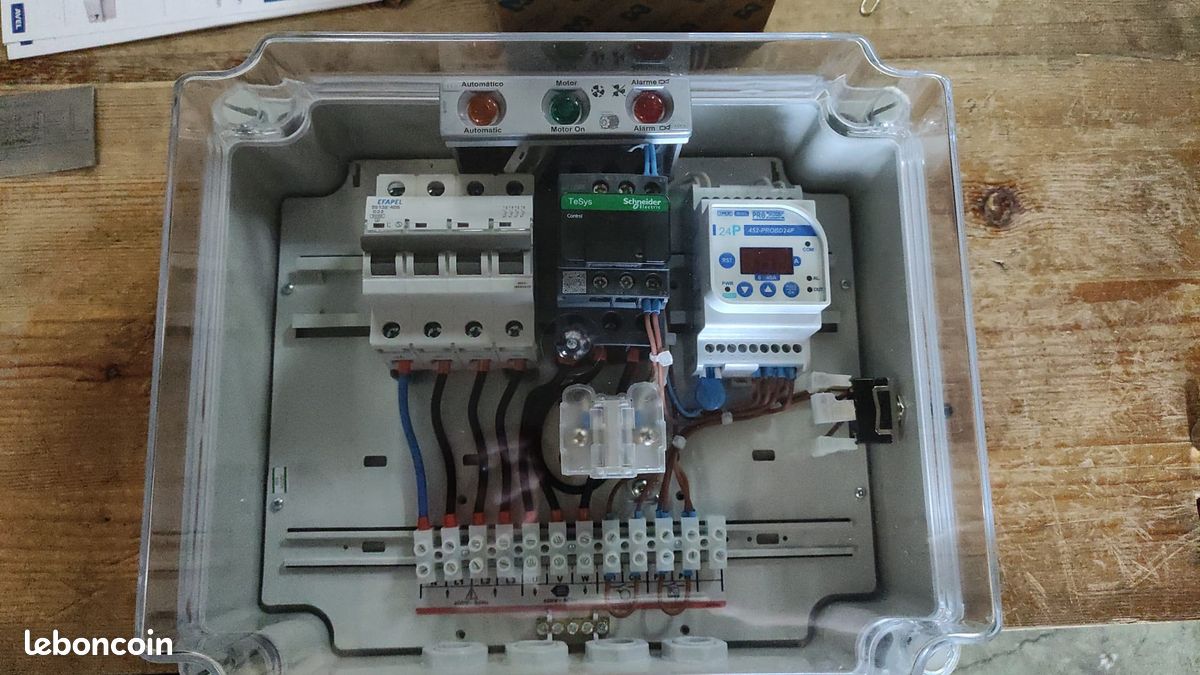 COFFRET ELEC DIGITAL TRI 25 AMP MAX Automatisation Pompe 400 Volts NEUF (image 2)