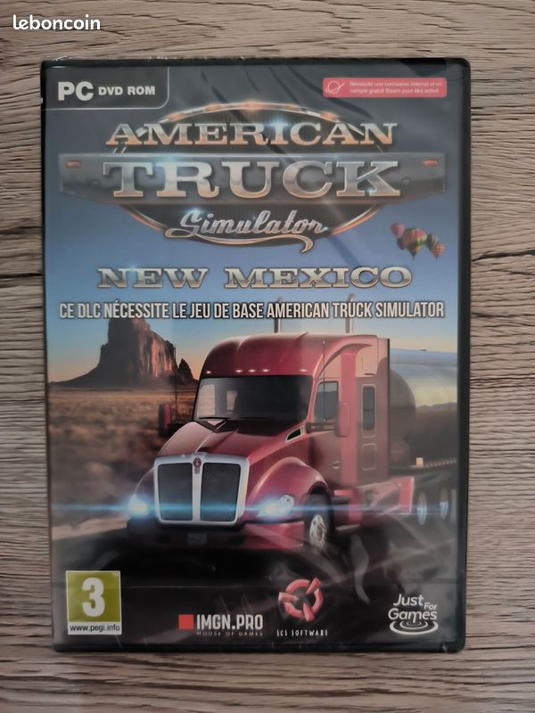 DLC New Mexico pour le jeu American Truck Simulator (non inclus) sur PC (neuf sous blister) (image 1)