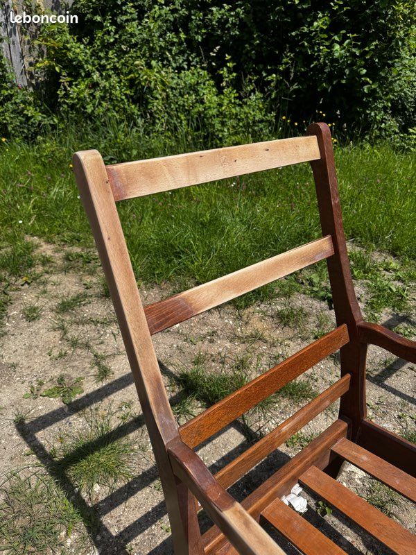 2 Fauteuils en bois massif (image 4)