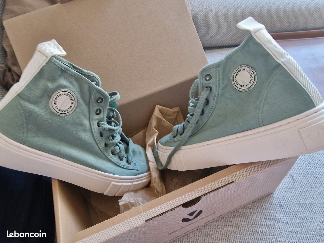 Baskets tennis montantes toile femme Victoria pointure 41 Chaussures