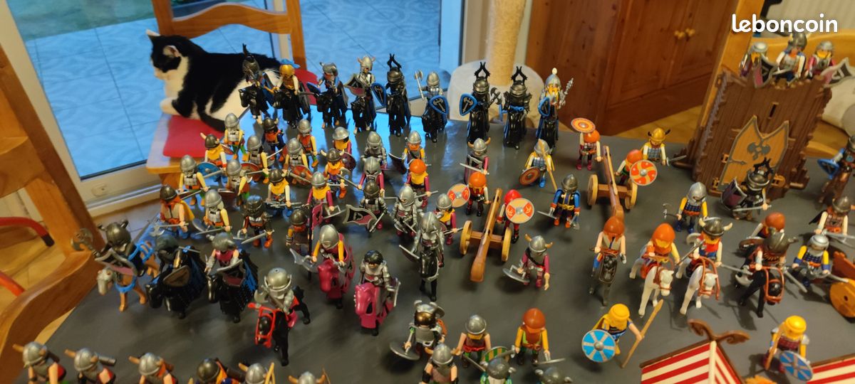 Lots Playmobil viking personnage accessoires (image 7)