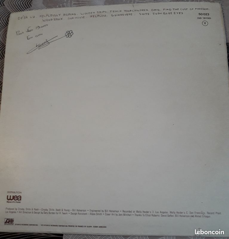 Disque vinyle Crosby Stills Nash Young (image 2)