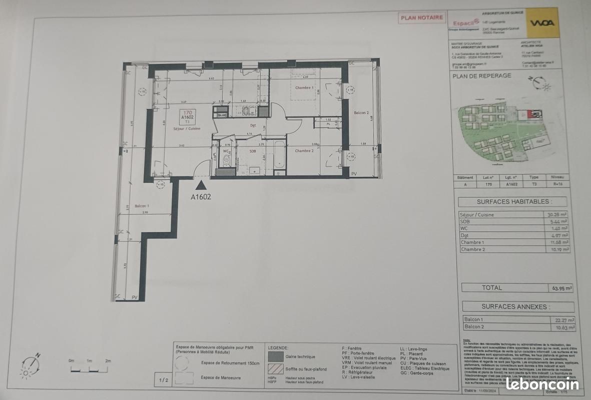 Appartement 3 pièces 63 m² (image 5)