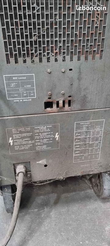 Poste à souder tig AC/DC pour inox et alu boc 375 (image 3)