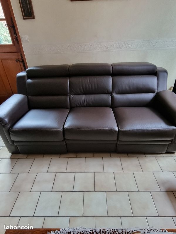 Canapé cuir (image 2)