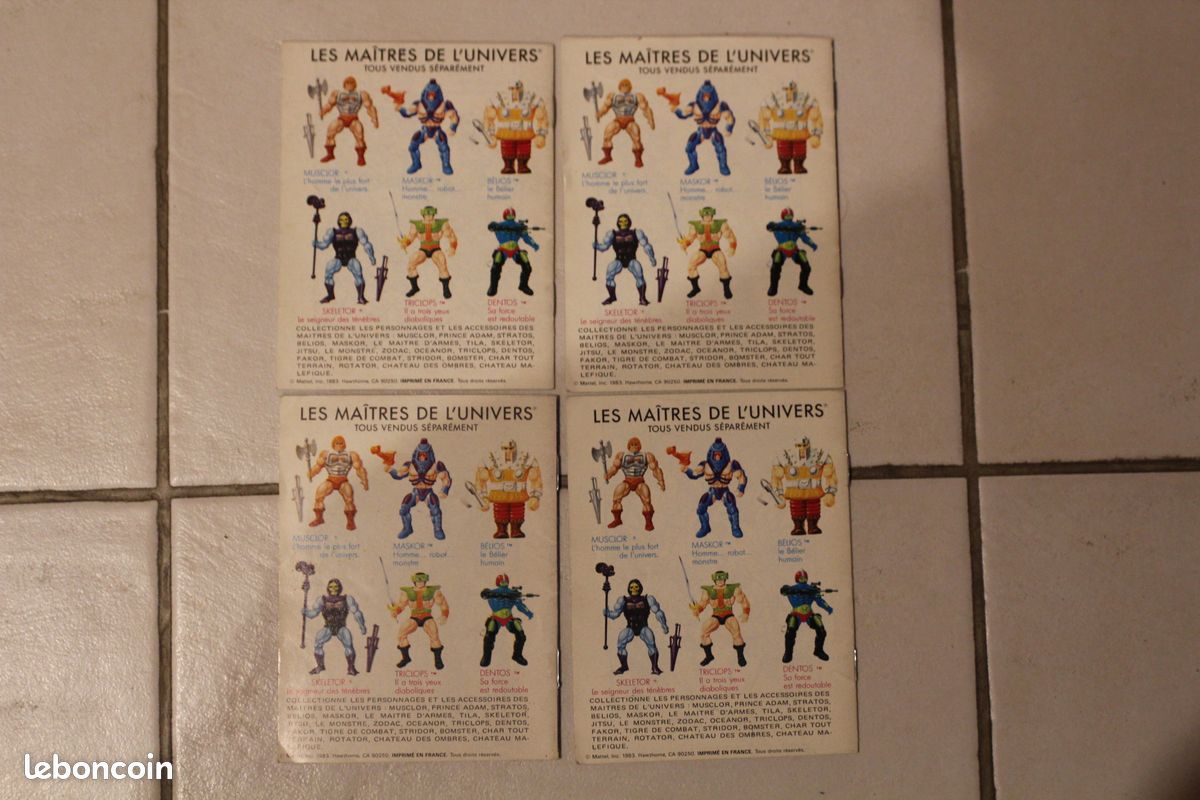 Grizzlor Maîtres De L'Univers Mattel France 1985 - Avec Mini Manga
