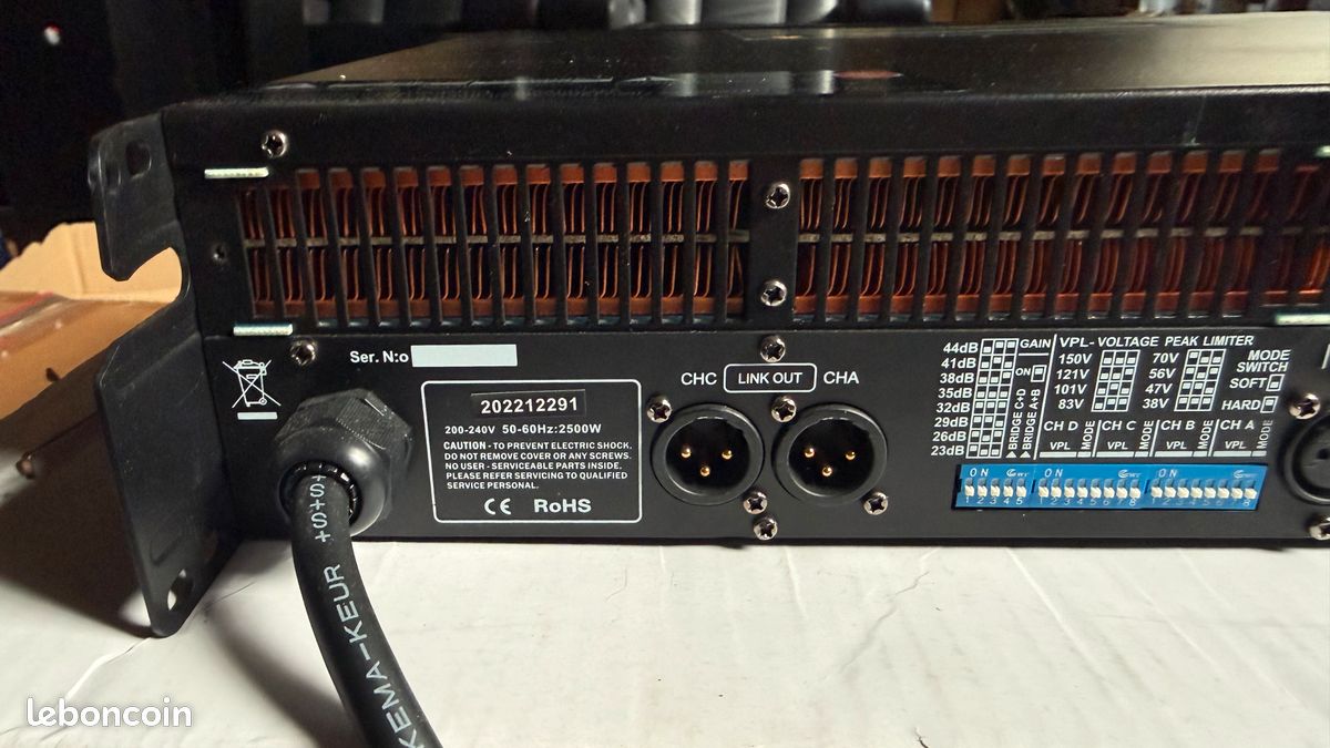 4 Amplis de puissance FP10K 4 x 2.100 W sur 4 Ohms, état neuf (image 16)