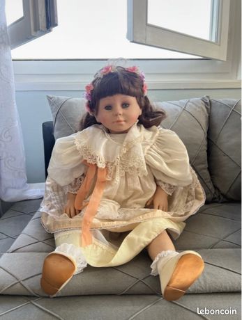 Poupée Corolle 1991 - Langeais Par Catherine Refabert - France, Celluloïd, Avec Boîte