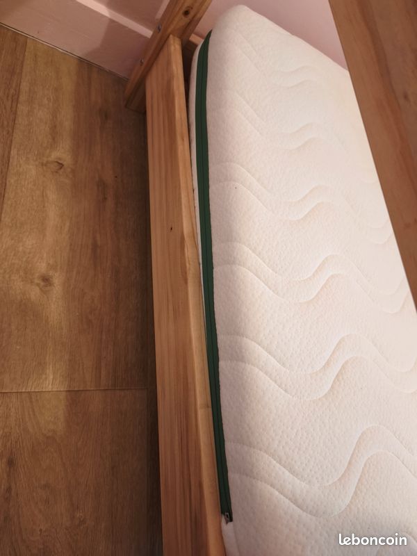 Lit enfant en bois et matelas aloe vera70*140 (image 5)