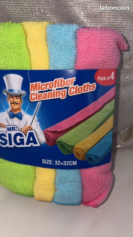 MR.SIGA Lot de 10 Chiffons Suédois Absorbants et Réutilisables