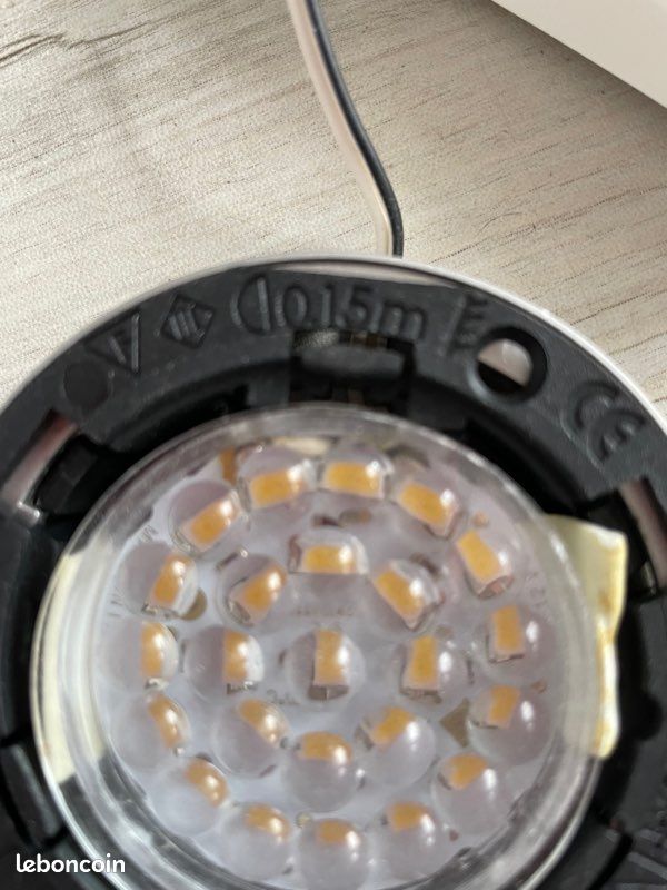 Kit 3 spots led à encastrer ou en applique (image 9)