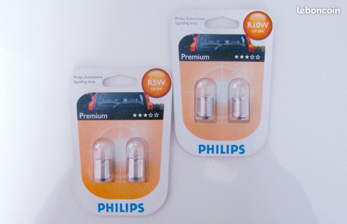 Msled R5w 2 Blisters de 2 ampoules de clignotants - R5W+R10W - PHILIPS ...