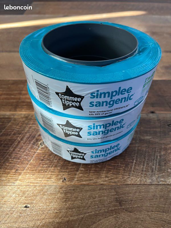 Tippee Sangenic Recharge Sac Poubelle Couche Tommee Tippee Simplee