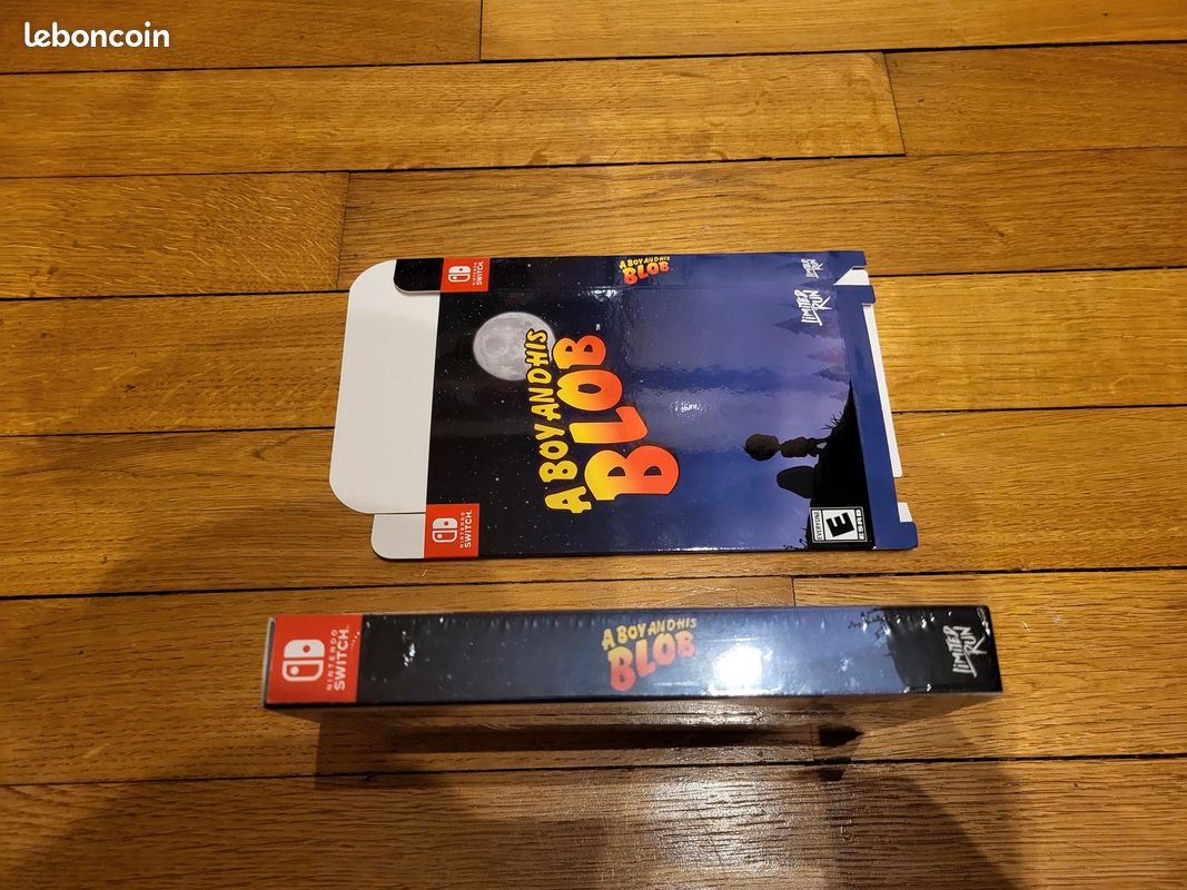 A Boy And His Blob Deluxe Edition + Jaquette rechange + Card #165 Nintendo Switch Neuf Sous Blister (image 3)