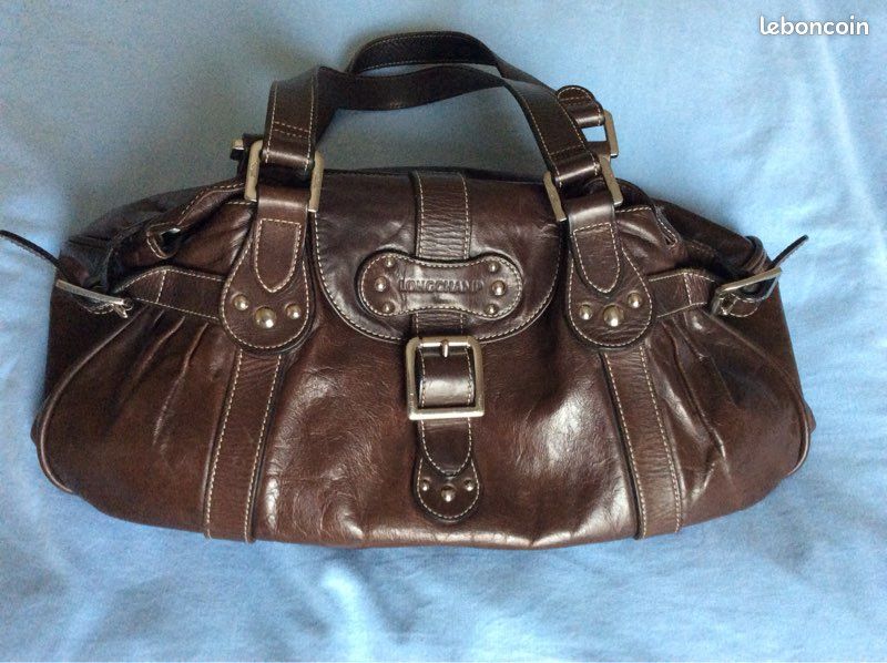 Sac à main Longchamp tout cuir authentique (image 1)