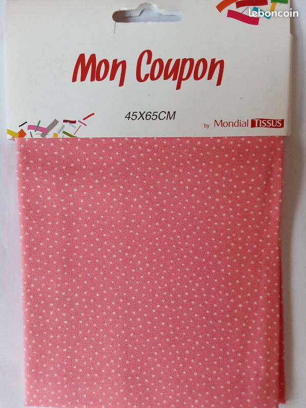 Coupon De Tissu Coton Vert Olive - 90 Cm De Large X 263 Cm De Long - Occasion