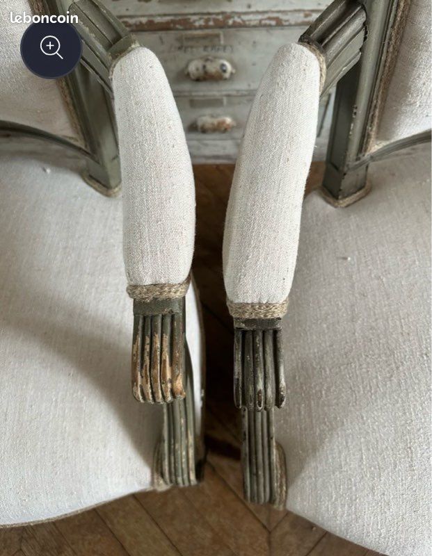 Fauteuil Louis XVI -paire (image 4)