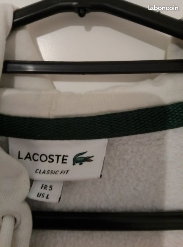 Sweat zippé Lacoste (image 3)
