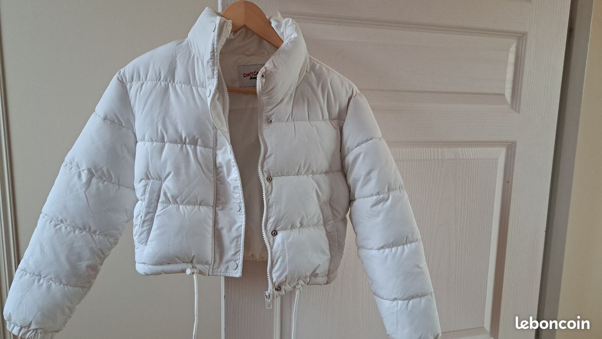 Doudoune Courte Doudoune Bleu Jennyfer Jeans Doudoune Blanche