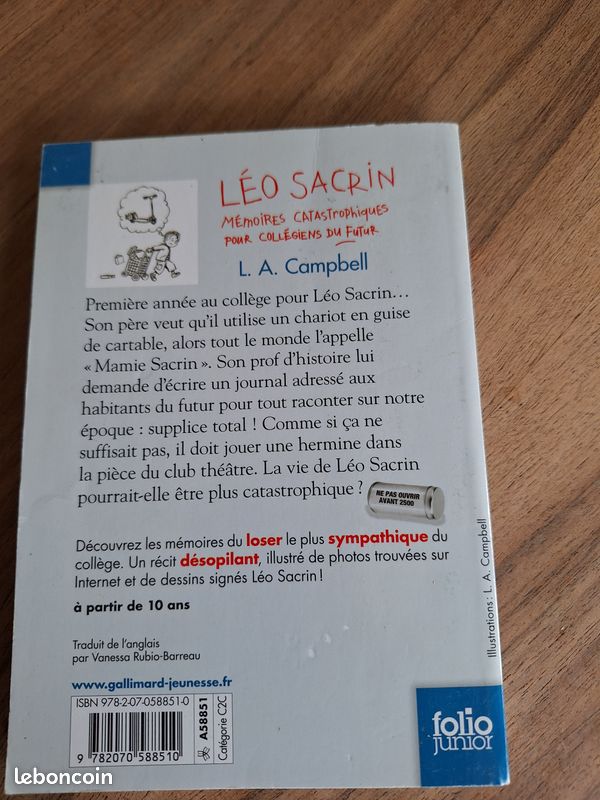 Livre "Léo Sacrin" (image 2)