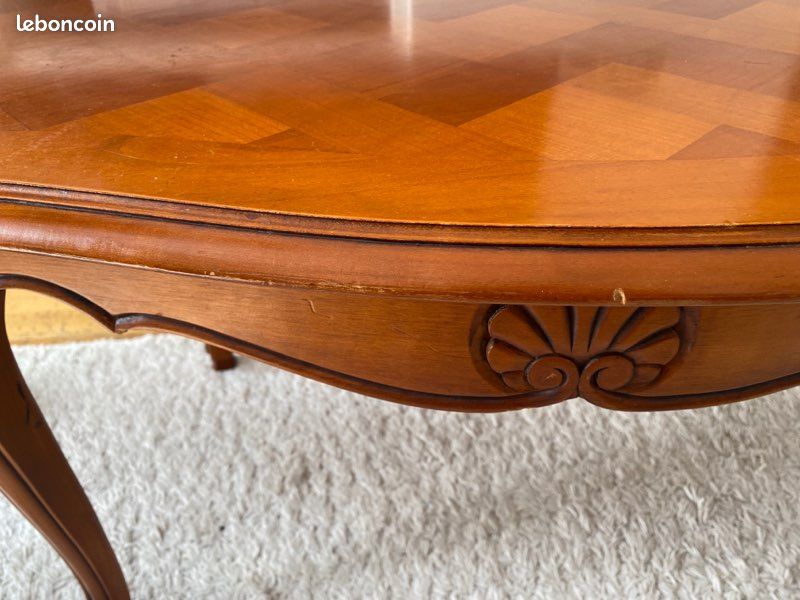 Table basse en bois merisier (image 3)