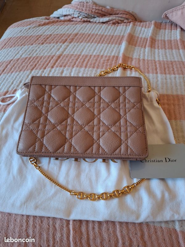 Pochette bandoulière dior caro cannage (image 2)