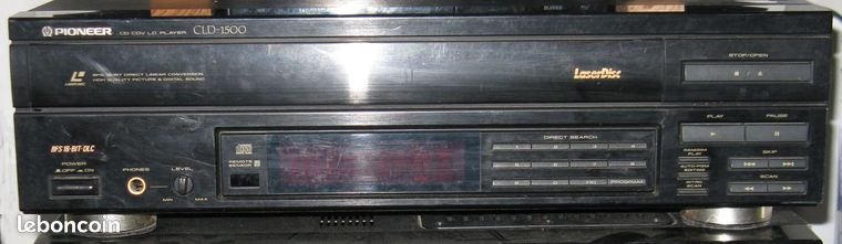 Lecteur LaserDisc Pioneer CLD-07G LD des deux côtés fonctionne Japon
