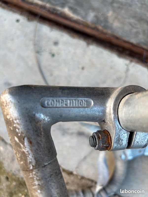 Guidon Vélo De Route Mafac – Aluminium – Fabrication Française – Vintage état Moyen